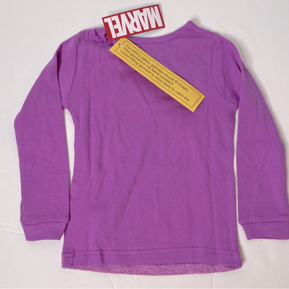 Marvel Black Panther Shuri Purple Wakanda Forever Snug Fit Pajama Set 4T New - Picture 3 of 12